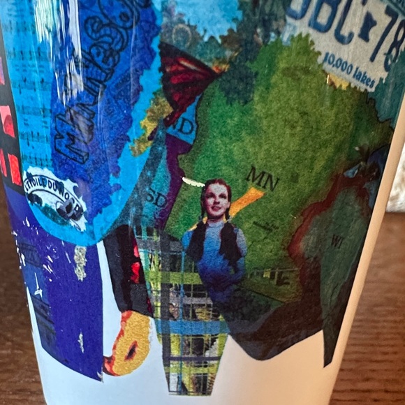 Rare MN 16 oz Glass with Colorful MN Graphics - Picture 4 of 9